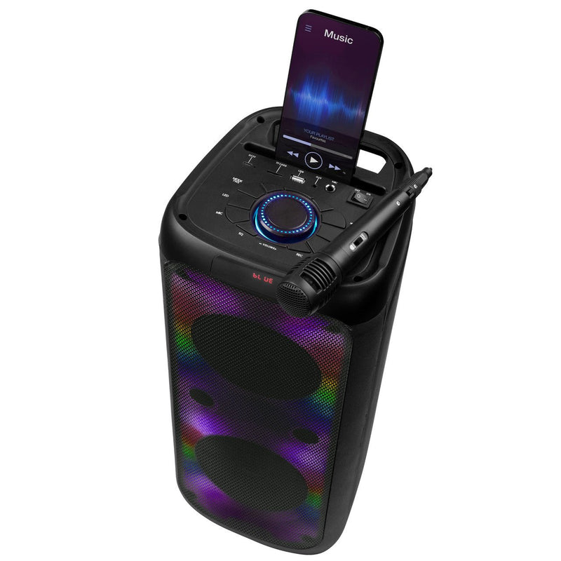 Intempo Bluetooth Karaoke Speaker - With Wired Microphone - SPEAKERS HIFI MP3 PC - Beattys of Loughrea