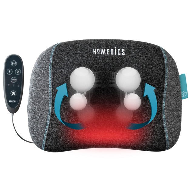 Homedics Rechargeable Cordless Massage Pillow - HEAT MASSAGERS - Beattys of Loughrea