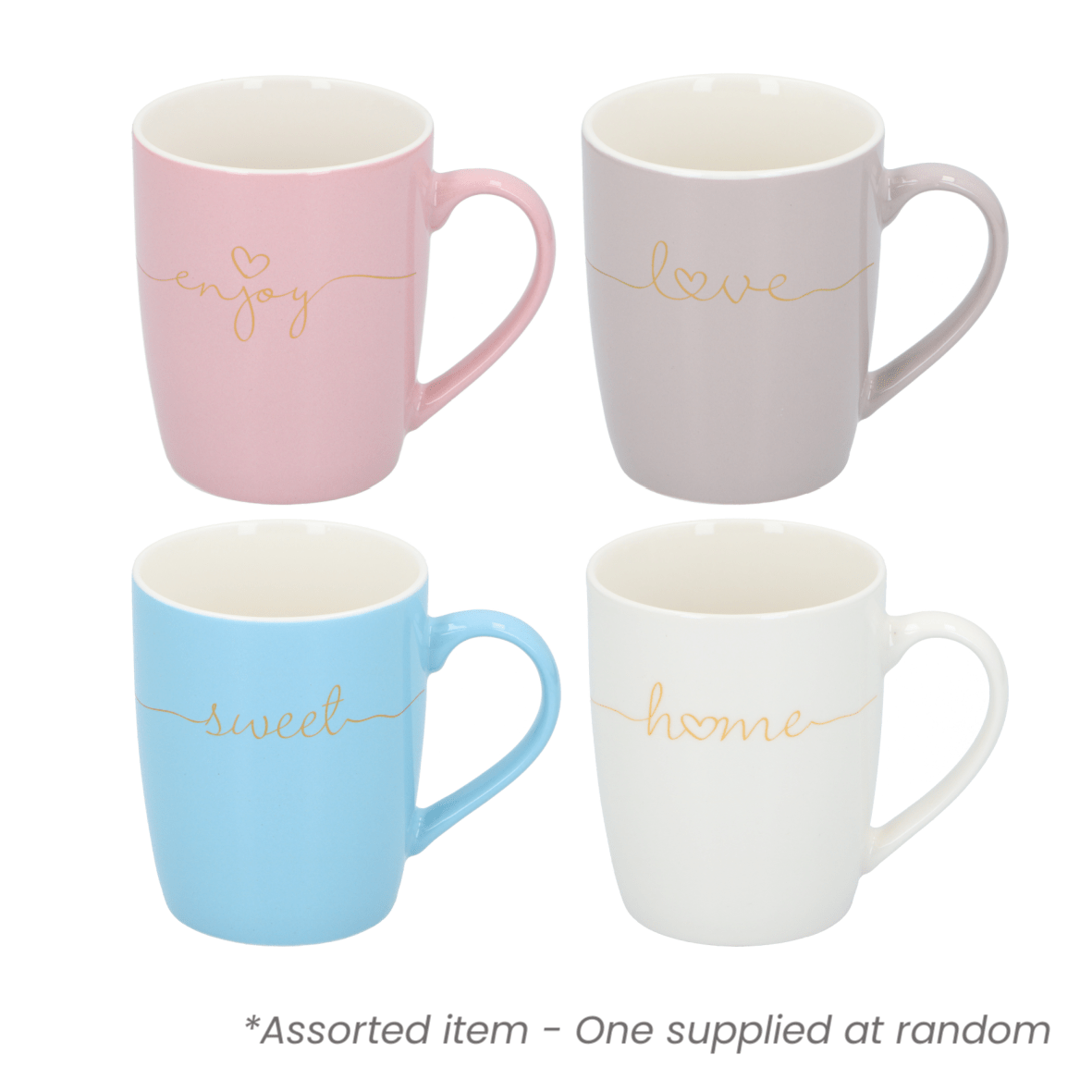 Sentiment 350ml Mug Assorted - One Supplied* - MUG SETS - Beattys of Loughrea