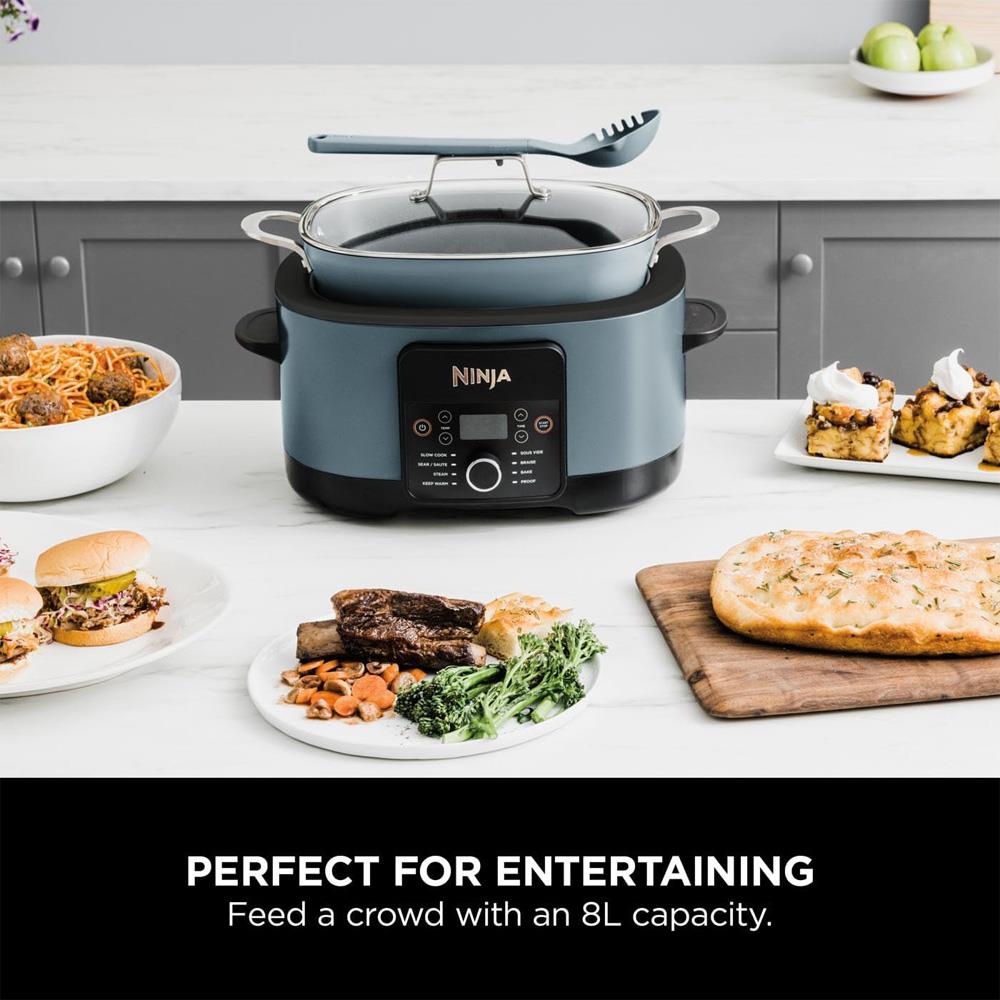 Ninja Foodi Possible Cooker 8-In-1 Slow Cooker Grey - ELEC SKILLET/WOK/COOKPAN - Beattys of Loughrea