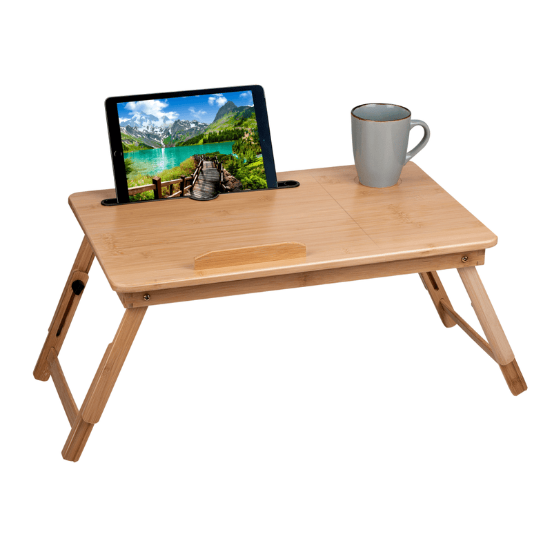 Lap Table with Cup Holder and Tablet Holder - LAPTOP CASES BAGS & COVERS - Beattys of Loughrea