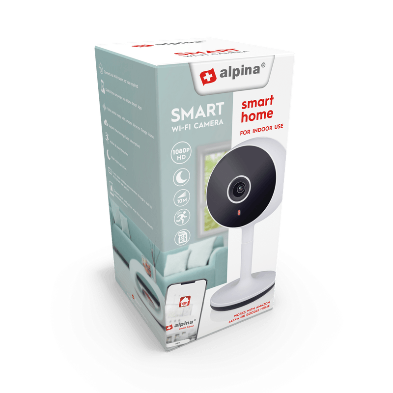 Alpina Smart Indoor Camera 1080p - SECURITY CAMERA/ PRODUCTS - Beattys of Loughrea