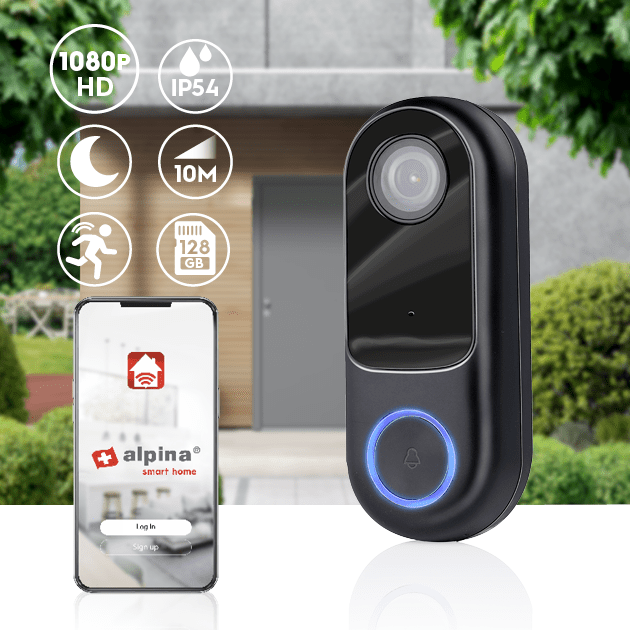 Alpina Smart Video Doorbell - INTERCOM/DOOR BELL - Beattys of Loughrea