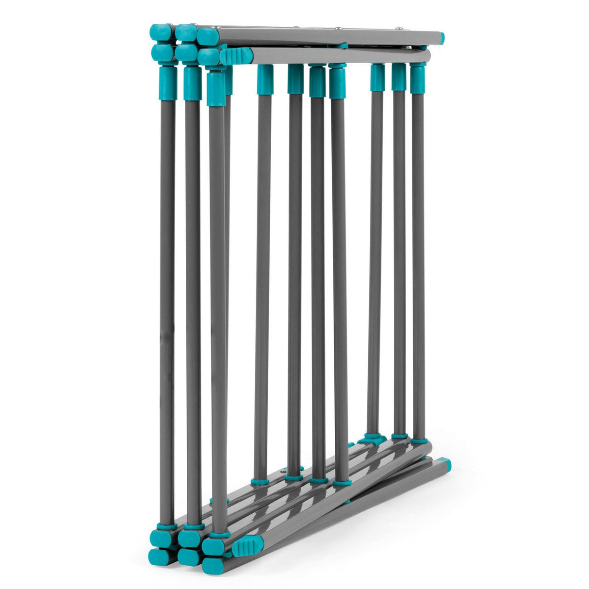 Beldray Three Tier Expandable Clothes Airer Turquoise and Grey - CLEANING CLOTHES AIRER - Beattys of Loughrea