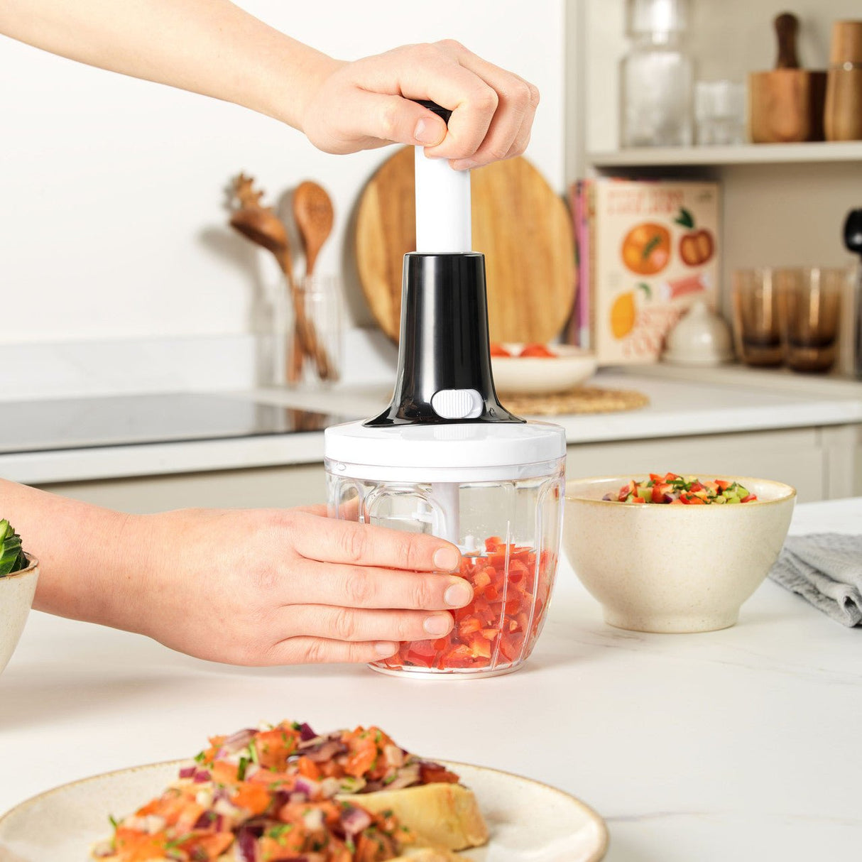 Salter Manual Press Chopper - KITCHEN HAND TOOLS - Beattys of Loughrea