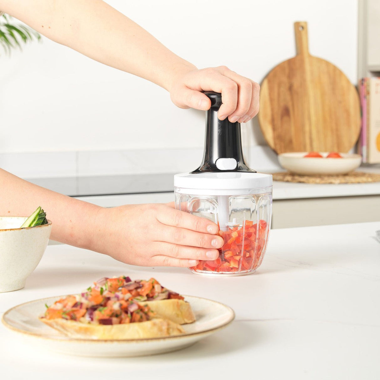 Salter Manual Press Chopper - KITCHEN HAND TOOLS - Beattys of Loughrea