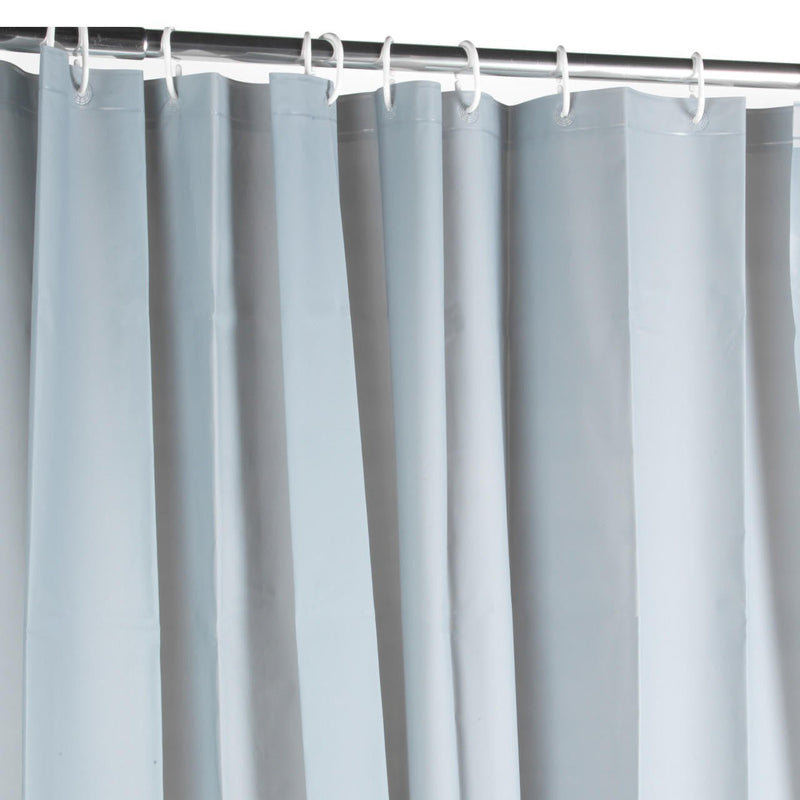 Beldray Antibac Shower Curtain Grey - SHOWER CURTAIN & CLIPS - Beattys of Loughrea