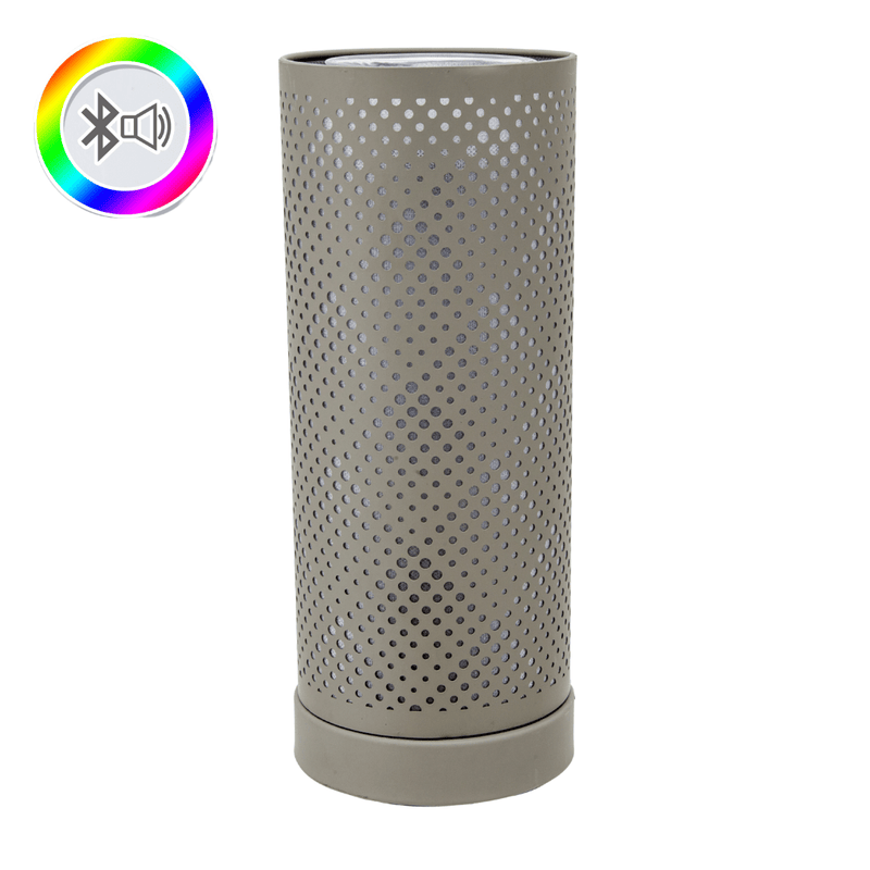 Grey Classic Bluetooth Speaker LED Aroma Lamp - SPEAKERS HIFI MP3 PC - Beattys of Loughrea