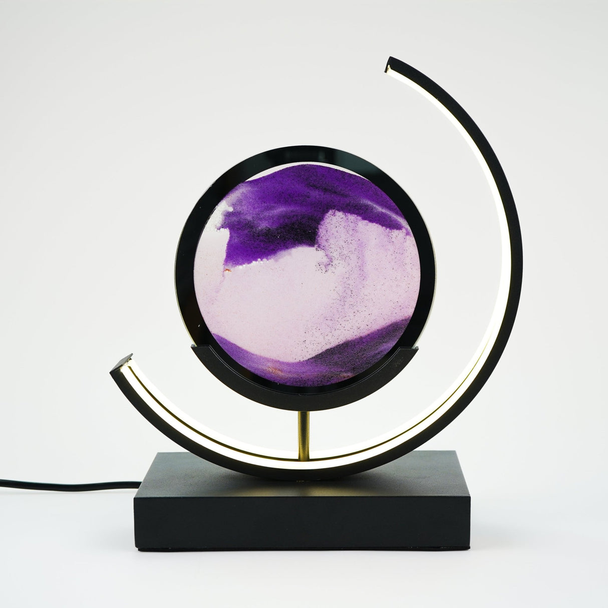Moodscape Crescent Black-Purple Sand Picture - ORNAMENTS - Beattys of Loughrea
