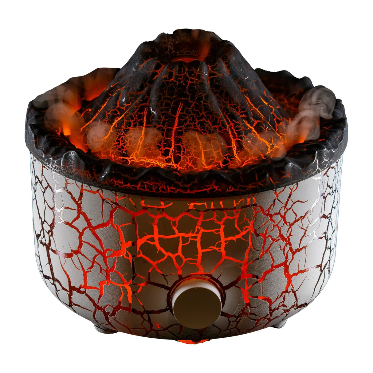 White Crackle Pacaya Volcano Diffuser - POT POURRI/AROMATHERAPY/OILS/DIFFUSER - Beattys of Loughrea