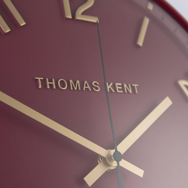 Thomas Kent 14" Tresco Wall Clock Berry - CLOCKS - Beattys of Loughrea