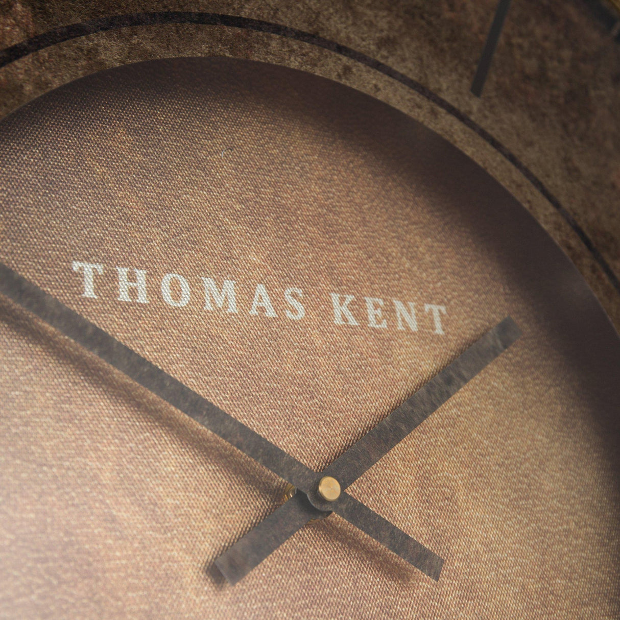Thomas Kent 21" Florentine Wall Clock Leather - CLOCKS - Beattys of Loughrea