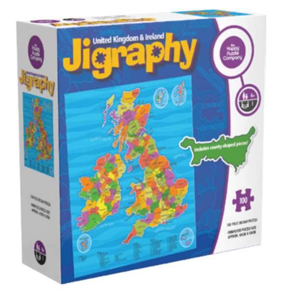 Jigraphy Uk & Ireland Puzzle - JIGSAWS - Beattys of Loughrea