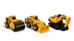 Cat Metal 3Pk Wheel Loader/Steam Roller/Excavator - FARMS/TRACTORS/BUILDING - Beattys of Loughrea