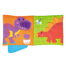 Teether Soft Book - Dinosaur - BABY TOYS - Beattys of Loughrea
