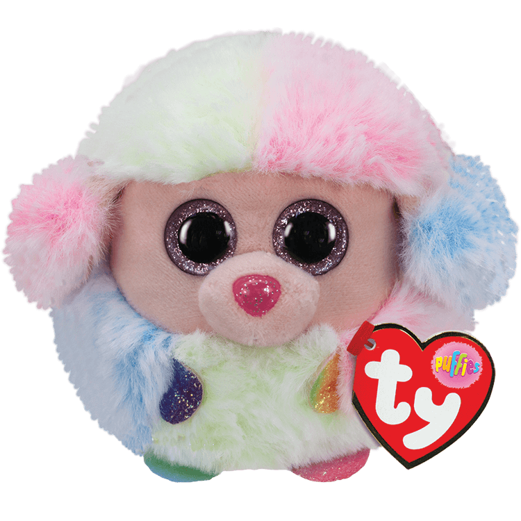 Rainbow Poodle Ty Puffies Reg - SYLVANIAN / BEANIE BABIES - Beattys of Loughrea