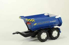 Rolly Blue Halfpipe Trailer - RIDE ON TRACTORS & ACCESSORIES - Beattys of Loughrea