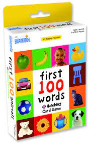 First 100 Words Matching Card Game - BOARD GAMES / DVD GAMES - Beattys of Loughrea