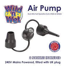 Wild 'n' Wet Mains Operated Air Pump - SWINGS/SLIDE OUTDOOR GAMES - Beattys of Loughrea