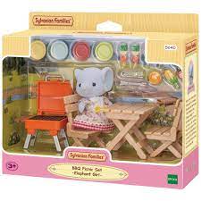 Sylvanians Bbq Picnic Set Elephant Girl - SYLVANIAN / BEANIE BABIES - Beattys of Loughrea