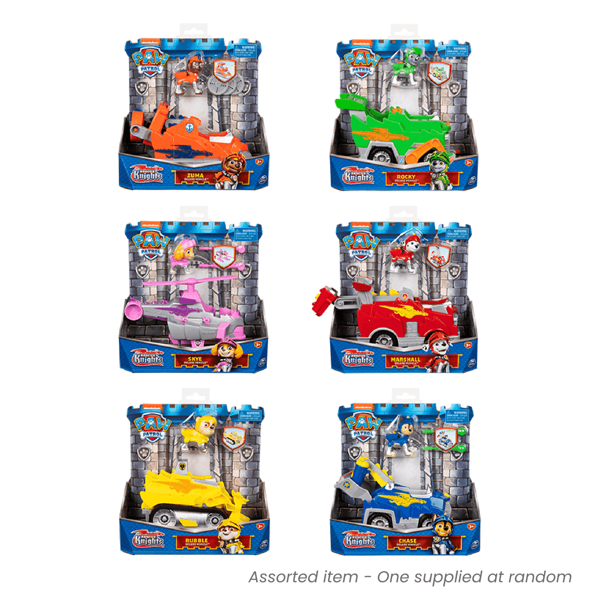 Paw Patrol Rescue Knights Deluxe Themed Vehicle - BABY TOYS - Beattys of Loughrea