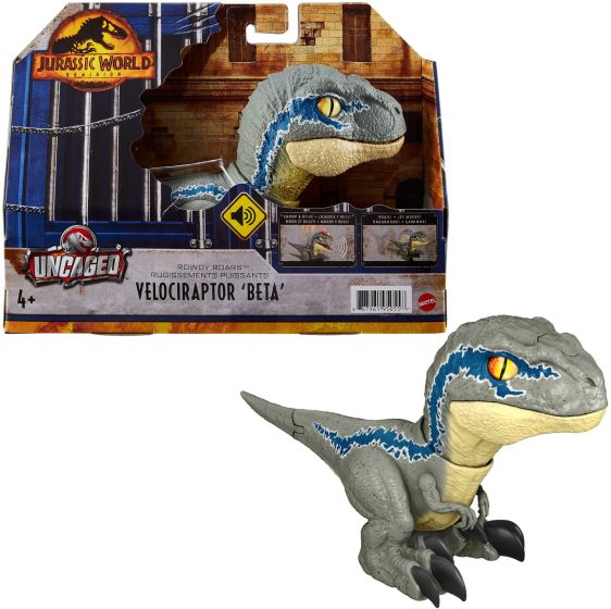 Jurassic World Dominion Uncaged Rowdy Roars Velociraptor Beta - A/M, TRANSFORMERS - Beattys of Loughrea