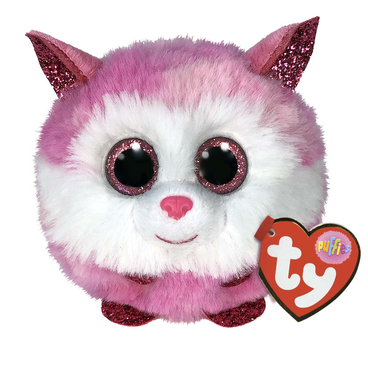 Princess Pink Husky Ty Puffies Reg - SYLVANIAN / BEANIE BABIES - Beattys of Loughrea