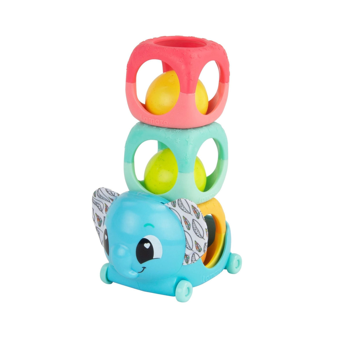 Lamaze Stack Rattle & Roll Block Set - BABY TOYS - Beattys of Loughrea