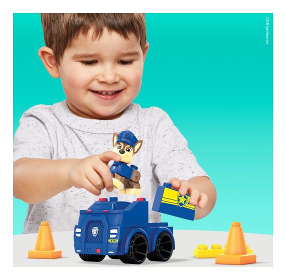 Mega Bloks - Paw Patrol Chases Patrol Car - CONSTRUCTION - LEGO/KNEX ETC - Beattys of Loughrea