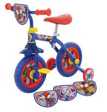 Spidey & His Amazing Friends Switch It Multi Character 2In1 Training Bike - BIKES - CHILDRENS - Beattys of Loughrea