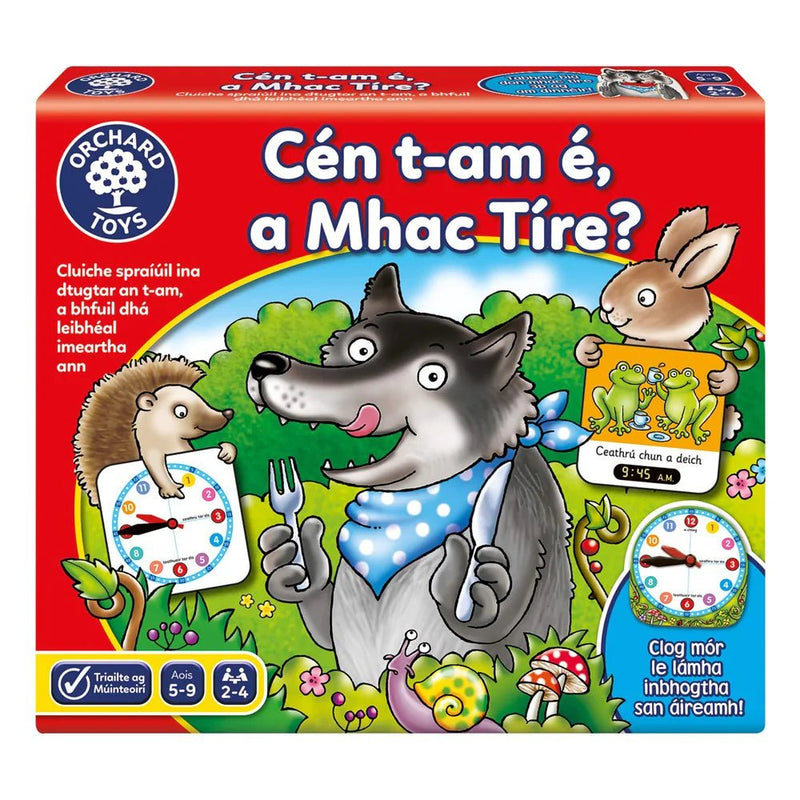 Whats The Time Mr Wolf? (Irish Language Version) - BOARD GAMES / DVD GAMES - Beattys of Loughrea