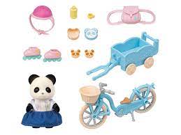 Sylvanians Cycle & Skate Set Panda Girl - SYLVANIAN / BEANIE BABIES - Beattys of Loughrea