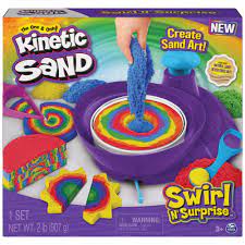 Kinetic Sand Swirl N Surprise 4 Colours Of Sand - ART & CRAFT/MAGIC/AIRFIX - Beattys of Loughrea