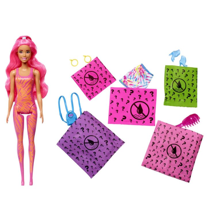 Barbie Colour Reveal Neon Tie Dye Asst - BARBIE - Beattys of Loughrea