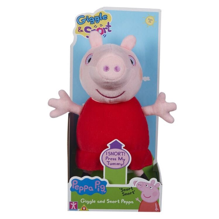 Peppa Pig Giggle & Snort Peppa 07516 - SOFT TOYS - Beattys of Loughrea