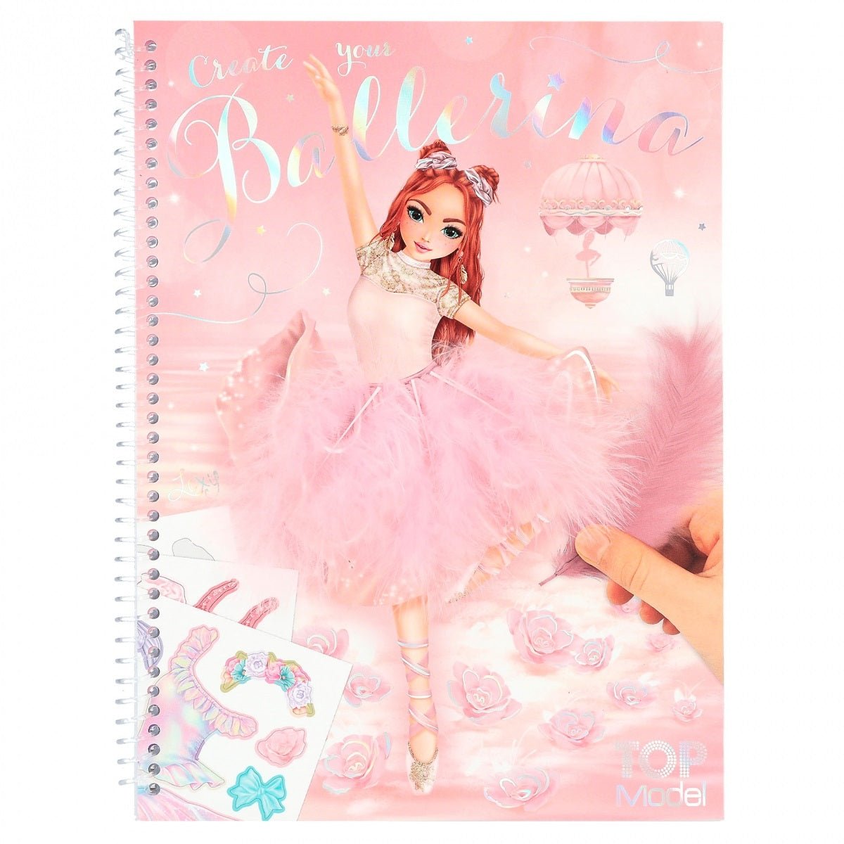 Create your TOPModel Colouring Book BALLET 12122 - BOOKS - Beattys of Loughrea