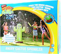 Giggle N Splash Cactus Sprinkler Wh - SWINGS/SLIDE OUTDOOR GAMES - Beattys of Loughrea