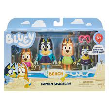 Bluey Beach S9 4Pk Beach - BABY TOYS - Beattys of Loughrea