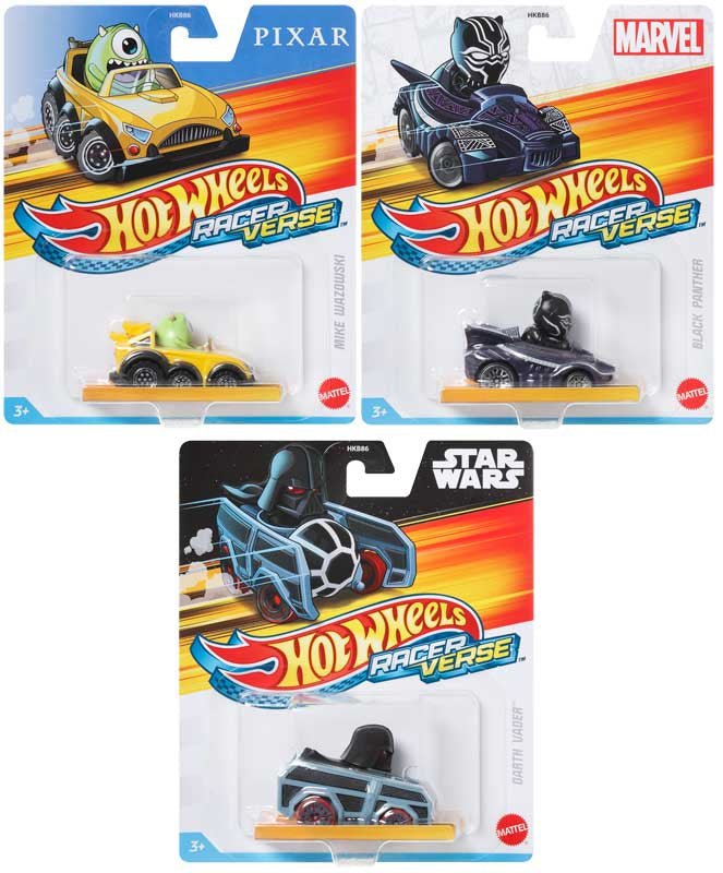 Hot Wheels Racer Verse Singles Assorted - CARS/GARAGE/TRAINS - Beattys of Loughrea