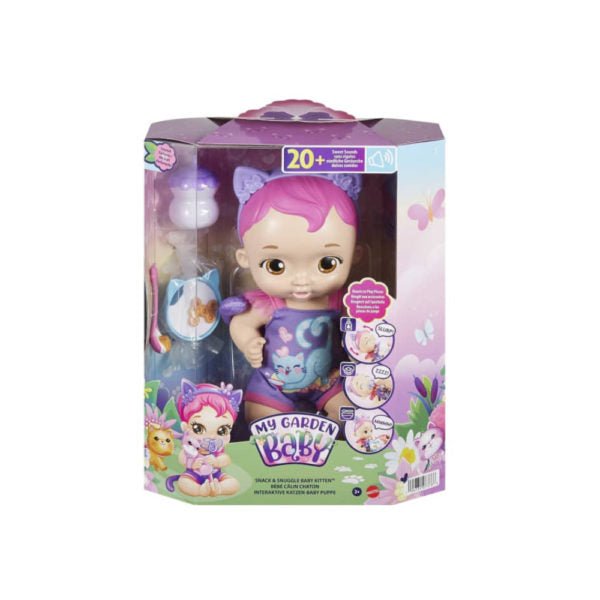 My Garden Baby Snack & Snuggle Kitten - DOLLS - Beattys of Loughrea