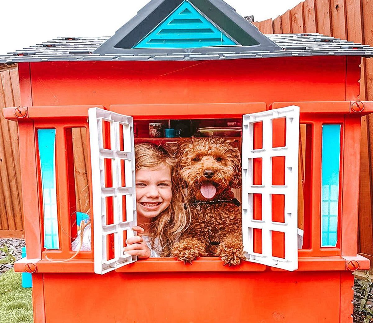 Little Tikes Cape Cottage Red And Black - SWINGS/SLIDE OUTDOOR GAMES - Beattys of Loughrea