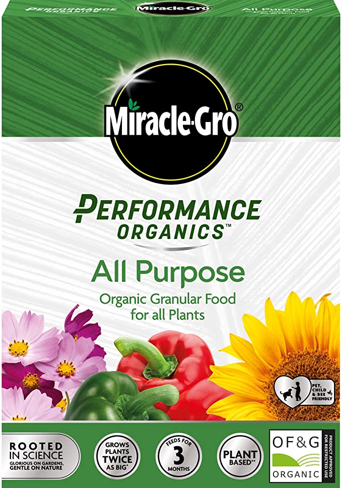 Miracle Gro 2Kg Performance Organics Slow Release Granules All Purpose - FERTILISER GRANULAR/SOLUBLE/LIQ - Beattys of Loughrea