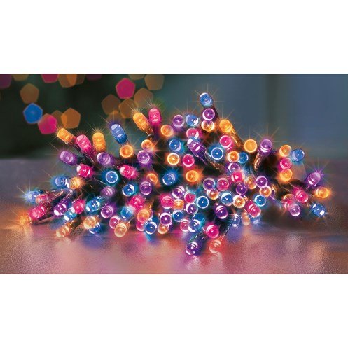 200 LED TimeLights - Rainbow Battery operated - XMAS BATTERY OPERATED LIGHTS - Beattys of Loughrea