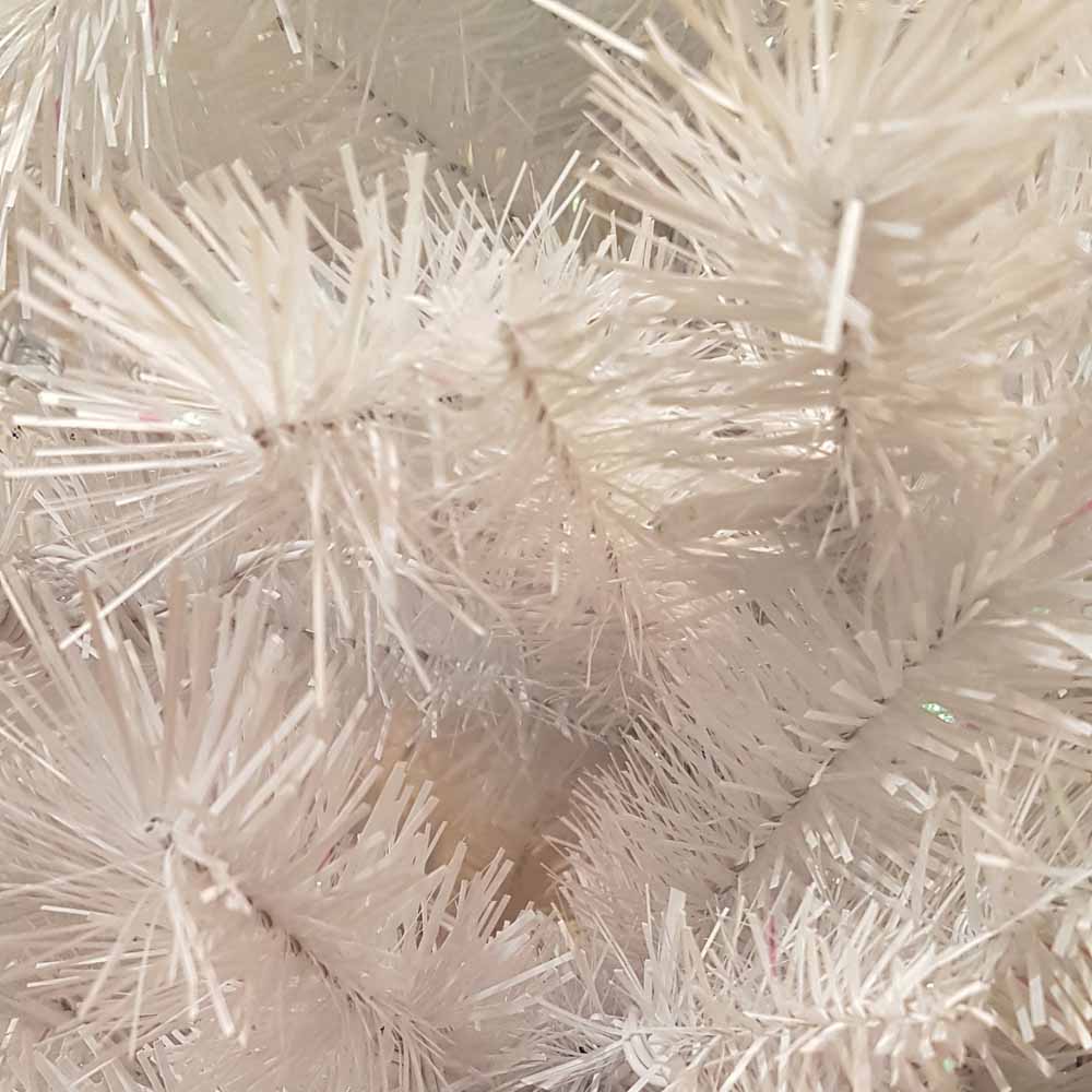 7ft (2.1m) Premier Pre-Lit White Spruce Tree with Iridescent Tips - Beattys of Loughrea , www.beattys.ie