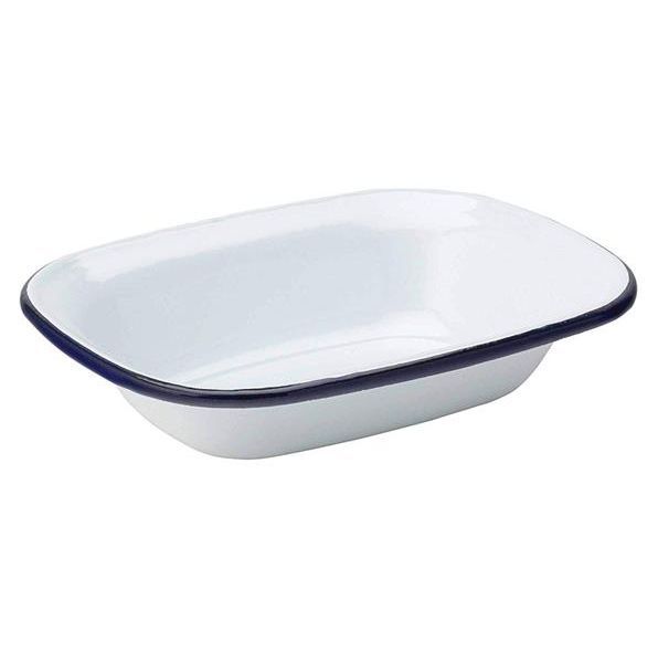 Falcon Enamel Oblong Pie Dish - 18cm - ENAMELWARE/JARS/TRAYS - Beattys of Loughrea