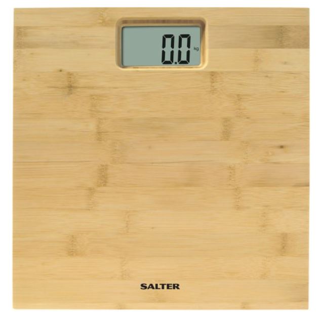 Salter 9086 Bamboo Electronic Bathroom Scales - BATHROOM SCALES - Beattys of Loughrea