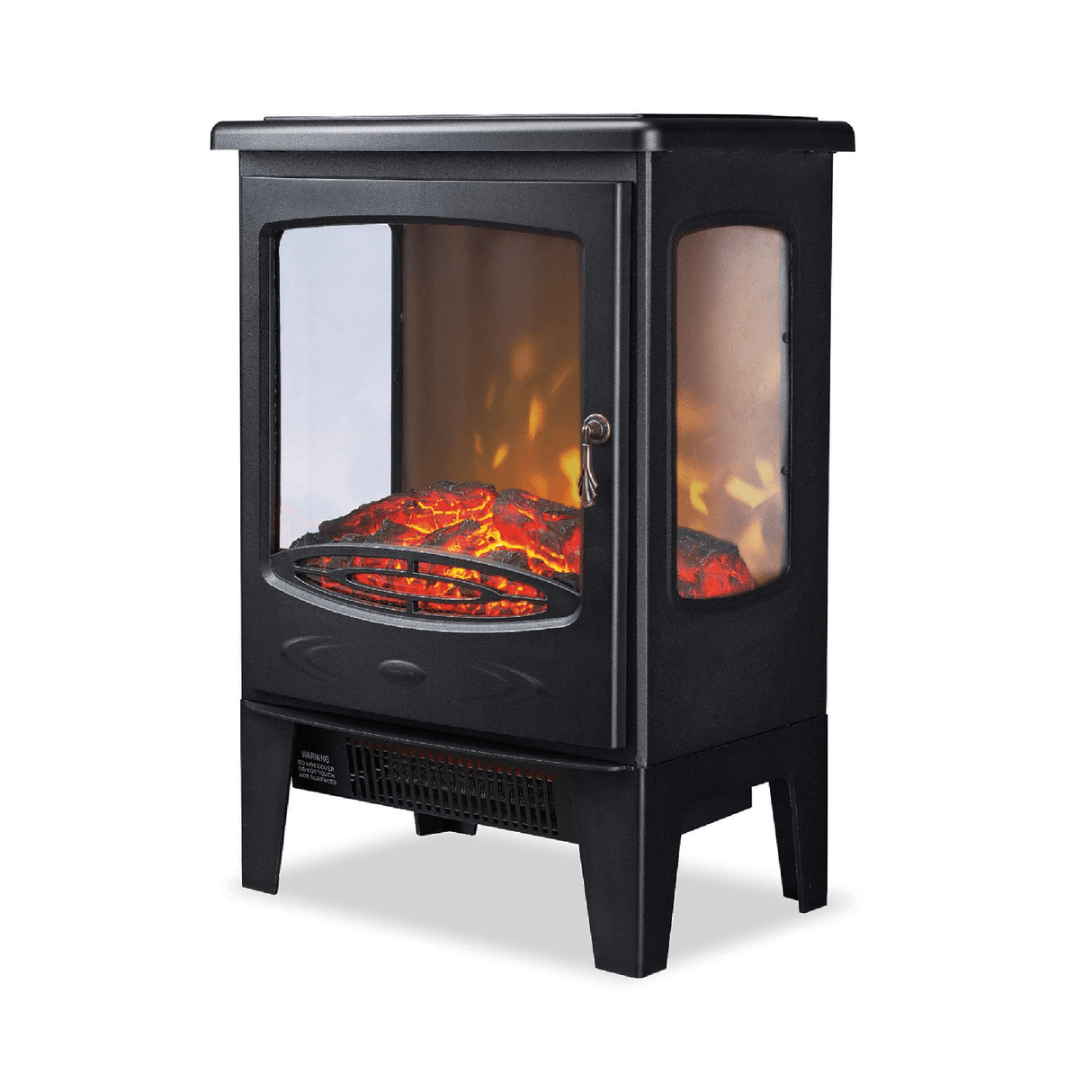 De Vielle Classic 3D Electric Stove Black 1850W - ELEC FIRES - Beattys of Loughrea