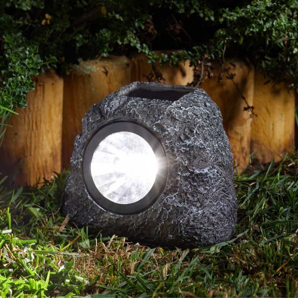 3 Lumen Rock Solar Spotlight - SOLAR / GARDEN ORNAMENTS - Beattys of Loughrea