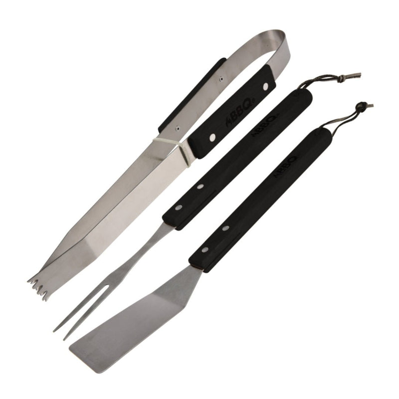 3pc Barbecue Tool Set - BBQ FUEL BBQ TOOLS, ACCESSORIES , TENT PEGS - Beattys of Loughrea