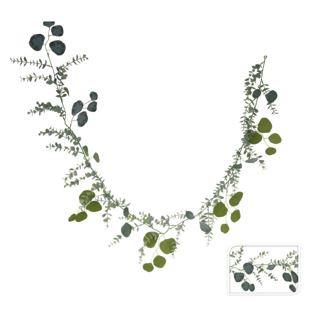 Decorative Leaves Garland 180cm - POTTED PLANTS - DRY ORNAMENTAL - Beattys of Loughrea